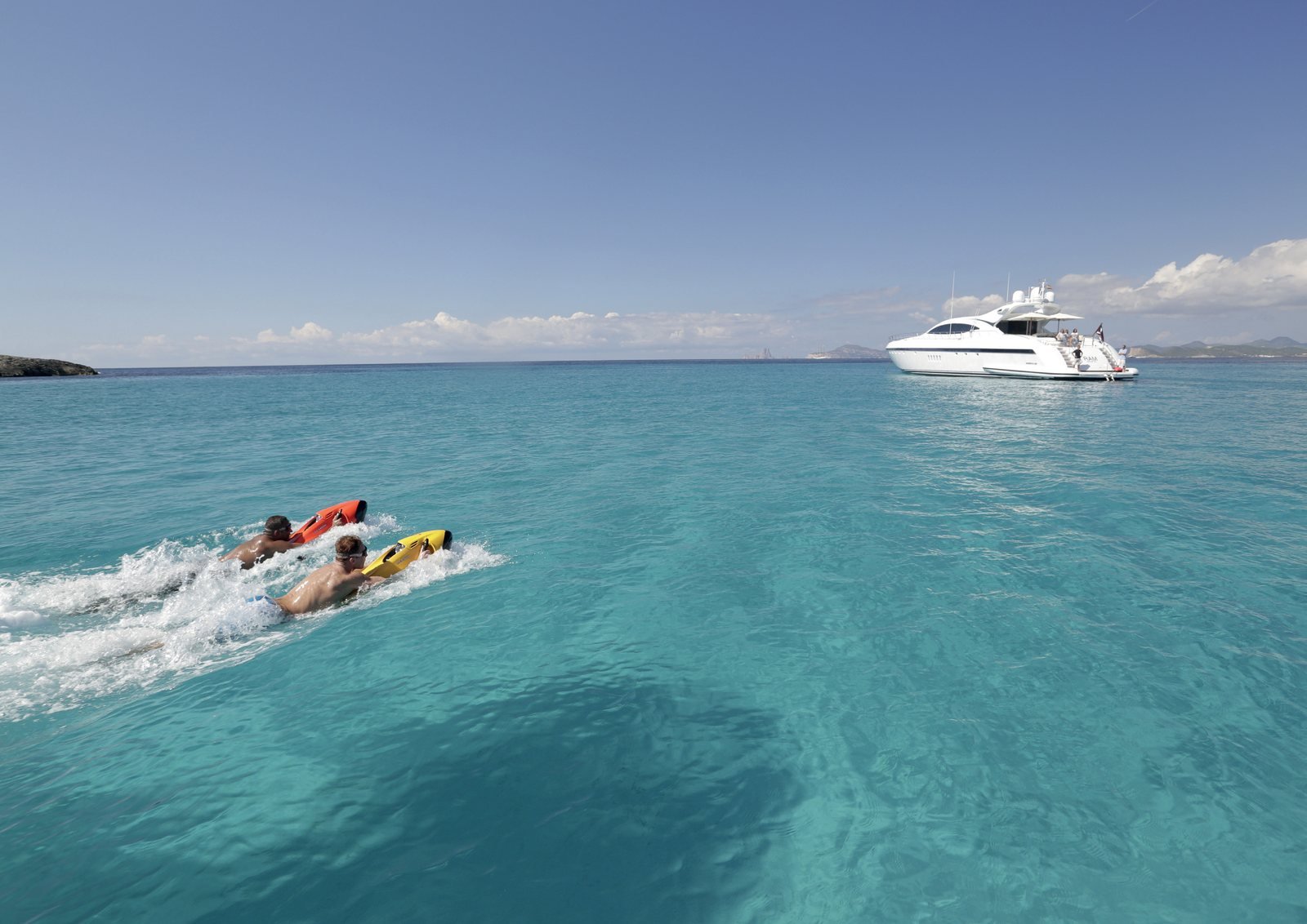 Extras a bordo — water toys