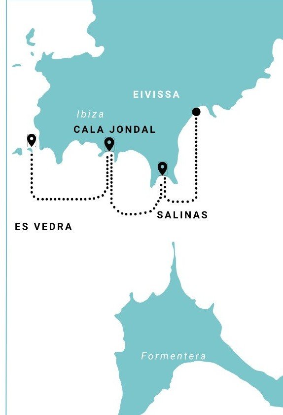 Carta náutica — Salinas · Cala Jondal · Es Vedrà