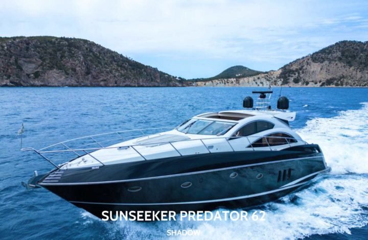 Alquiler Sunseeker Predator 62 en Ibiza y Formentera